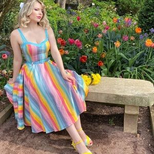 Collectif rainbow dress